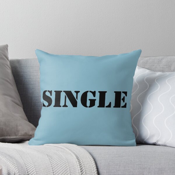 Item preview, SINGLE Bold Stencil Text Design Minimalist Single Status Quote designed and sold by HYPNK.