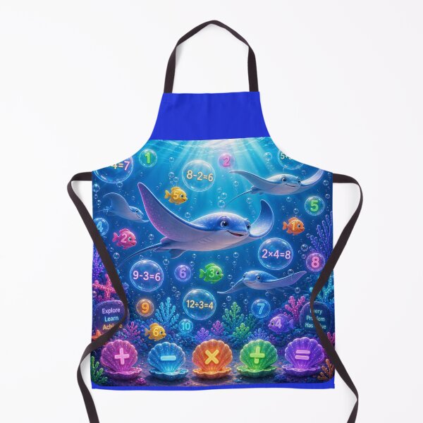 Item preview, Cute Stingrays Underwater Math Adventure T-Shirt or Decor designed and sold by soin10s-designs.