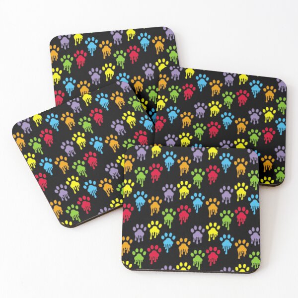 Item preview, Multicolored animal footprints designed and sold by Lagueny.