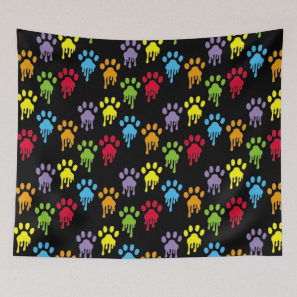 Item preview, Multicolored animal footprints designed and sold by Lagueny.