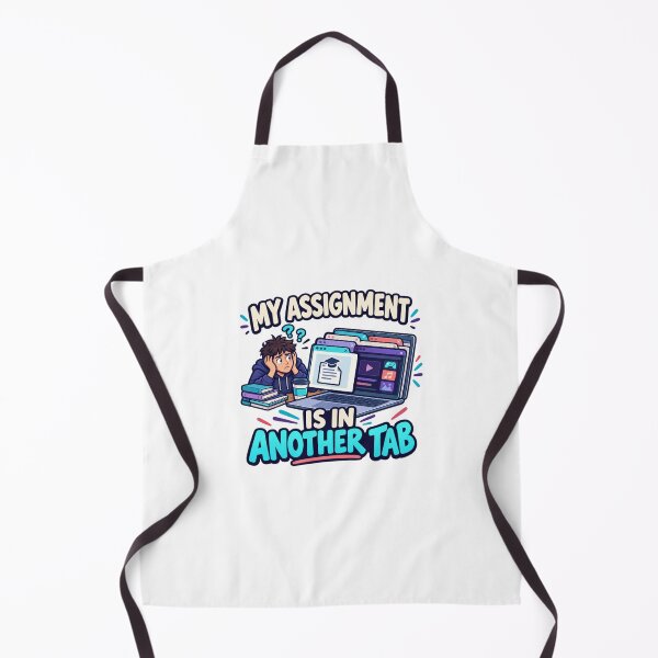 Item preview, My Assignment Is in Another Tab – Funny College Student T-Shirt designed and sold by Print-Mingle01.