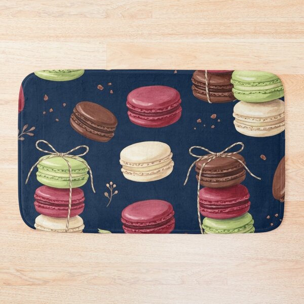 Item preview, Watercolor Macaron Bakery Pattern designed and sold by SassyArtistry.
