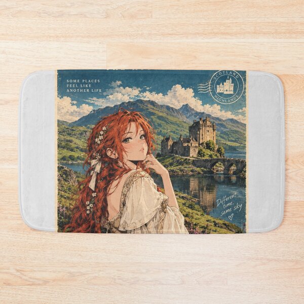 Item preview, SCOTLAND THE HIGHLANDS  Redhead Knight Time Traveler  designed and sold by DibujandoPorfa.