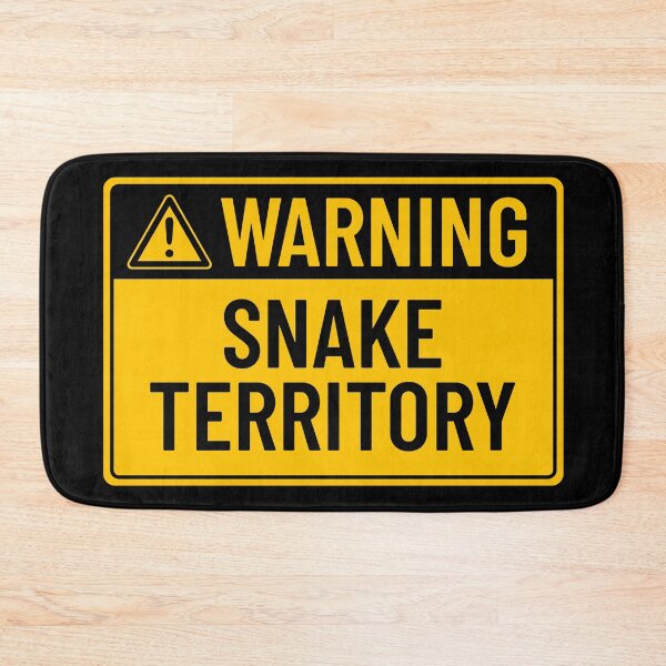 Item preview, Warning: Snake Territory designed and sold by mr-k-store.