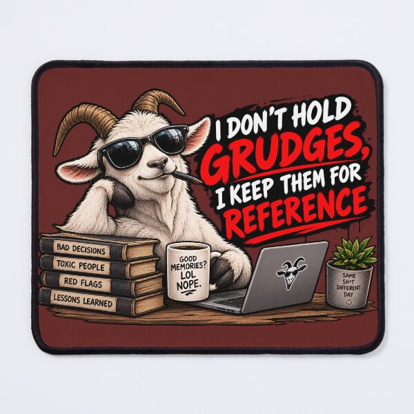 Item preview, I don't hold grudges, I keep them for reference - goat designed and sold by AlishaBurden00.