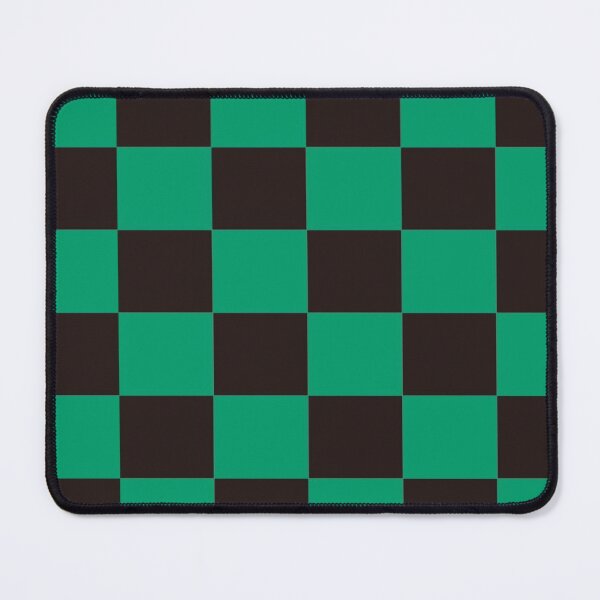 Item preview, Geometric Balance and Visual Contrast – Green‑Black Checkerboard Pattern designed and sold by WATEKE.