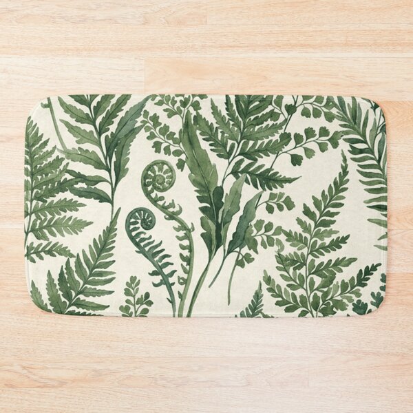 Item preview, Vintage Green Fern Botanical Pattern designed and sold by SassyArtistry.