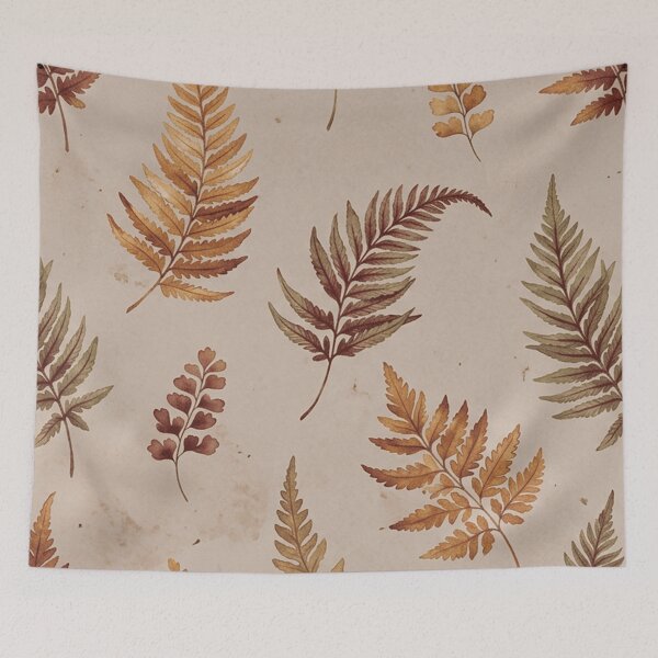 Item preview, Autumn Fern Botanical Leaf Pattern designed and sold by SassyArtistry.