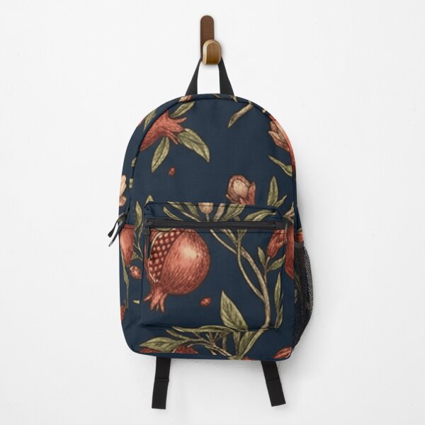 Item preview, Dark Pomegranate Botanical Floral Pattern designed and sold by SassyArtistry.