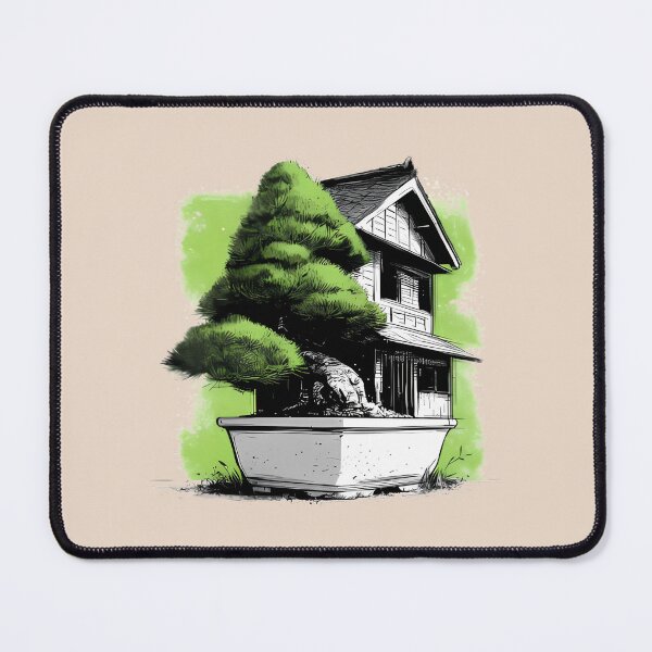 Item preview, Japanese Bonsai House Asian Architecture Art designed and sold by Lunat1kk.