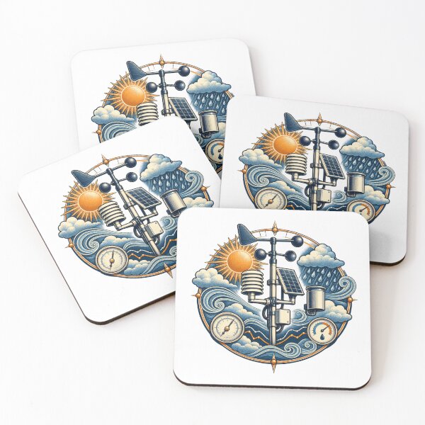 Item preview, Hobby Meteorologist Gift – Personal Weather Station designed and sold by UrbanCanvvas.