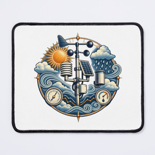 Item preview, Hobby Meteorologist Gift – Personal Weather Station designed and sold by UrbanCanvvas.