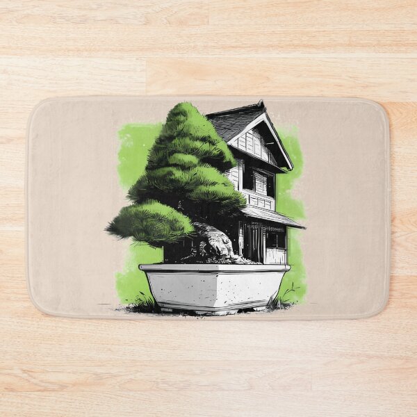 Item preview, Japanese Bonsai House Asian Architecture Art designed and sold by Lunat1kk.