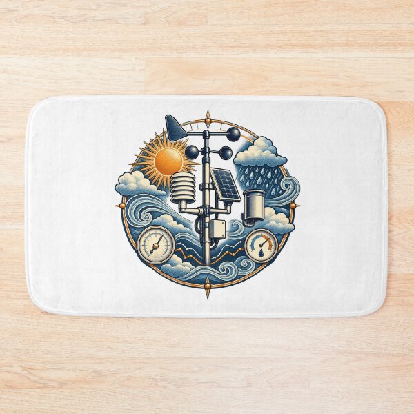 Item preview, Hobby Meteorologist Gift – Personal Weather Station designed and sold by UrbanCanvvas.
