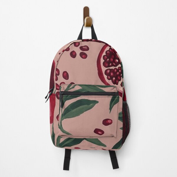 Item preview, Bold Red Pomegranate Fruit Pattern designed and sold by SassyArtistry.