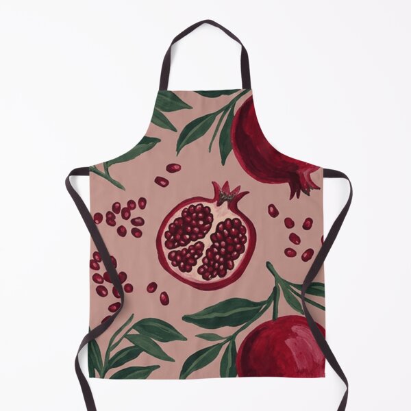 Item preview, Bold Red Pomegranate Fruit Pattern designed and sold by SassyArtistry.
