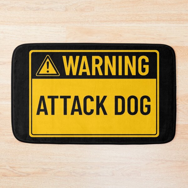 Item preview, Warning: Attack Dog designed and sold by mr-k-store.