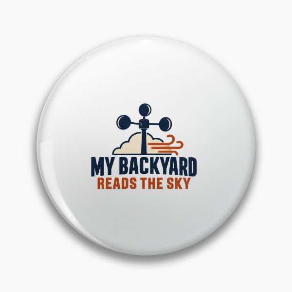 Item preview, My Backyard Reads the Sky – Weather Station Gift designed and sold by UrbanCanvvas.