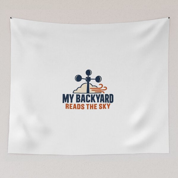 Item preview, My Backyard Reads the Sky – Weather Station Gift designed and sold by UrbanCanvvas.