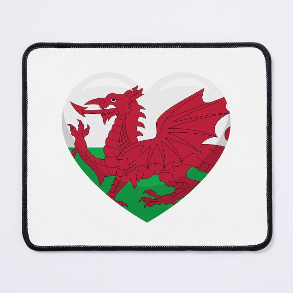 Item preview, Wales Flag Heart / I Love Wales (On White) designed and sold by STUDIO-72.