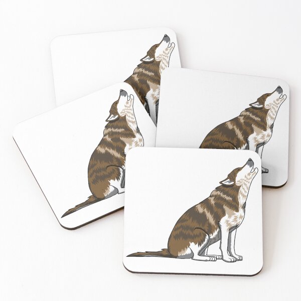 Item preview, Wolf Howling Design designed and sold by Jaudaux Designs.