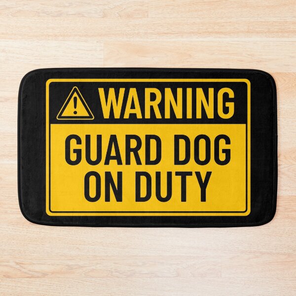 Item preview, Warning: Guard Dog on Duty designed and sold by mr-k-store.