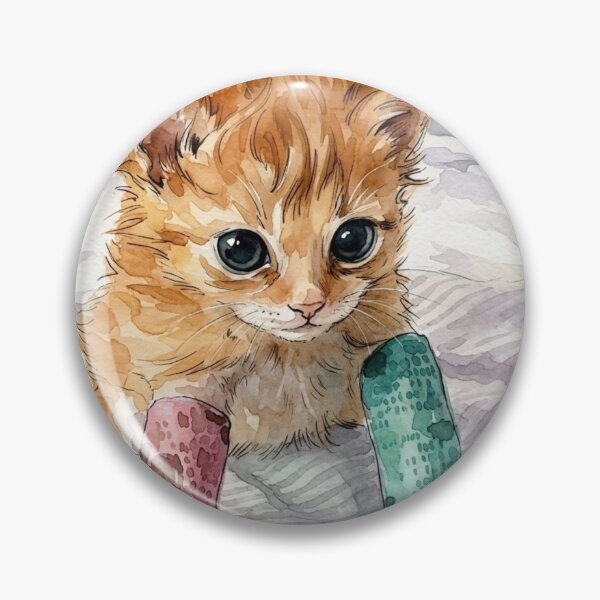 Aperçu de l'œuvre T-shirt et autocollants Tater Tot Cat créée et vendue par TrendingDesigns20xx.