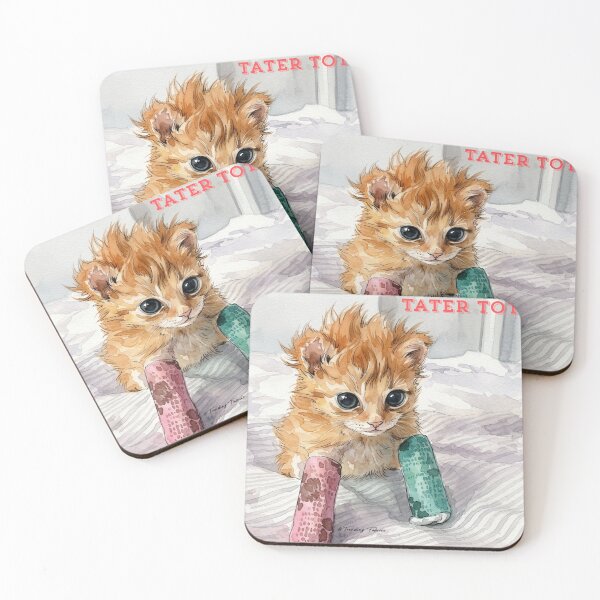 Item preview, Tater Tot Cat Shirt and Stickers designed and sold by TrendingFabrics.