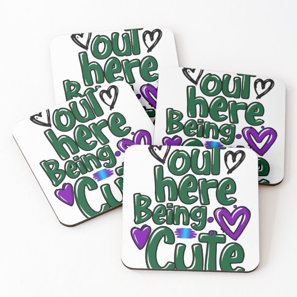 Item preview, Out Here Being Cute 12 Bucks Matching Tee Green White Black Graphic designed and sold by DianneShelton.