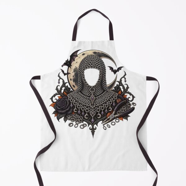 Item preview, Chainmail Artist Gift – Gothic Halloween Coif designed and sold by UrbanCanvvas.