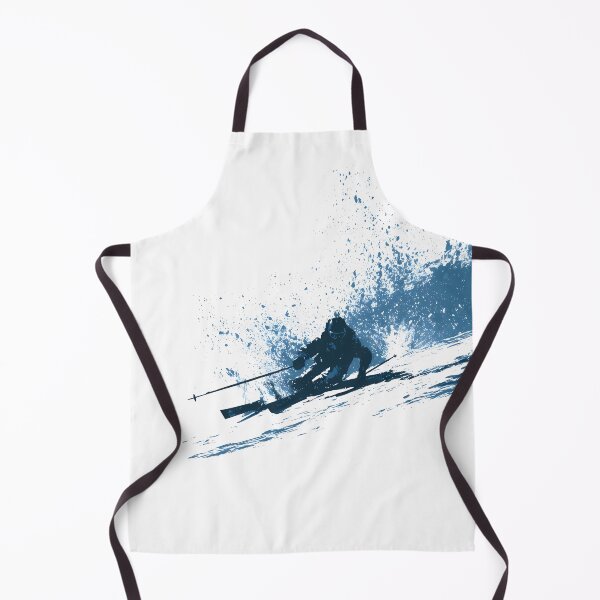 Item preview, Minimalist Freeride Powder Skiing Art designed and sold by Lunat1kk.