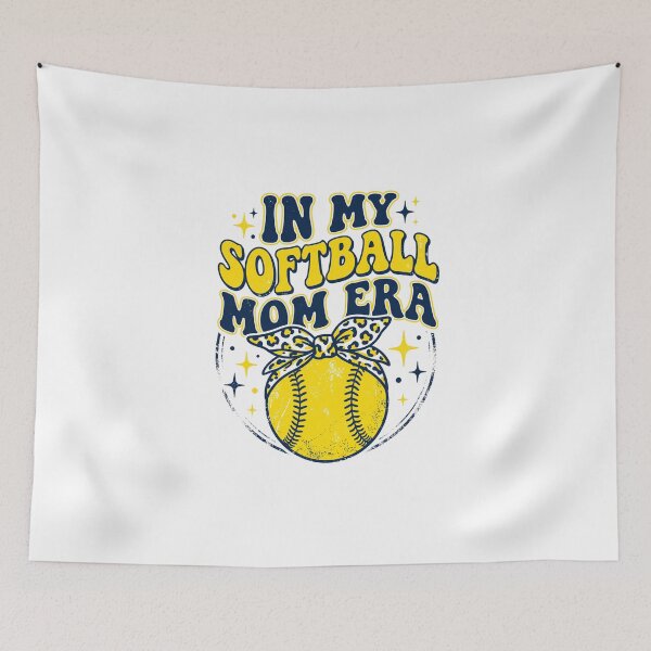 Item preview, In My Softball Mom Era Cute Softball Mom Vintage Design designed and sold by Mellow Doodle Co..
