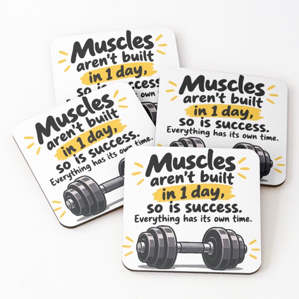 Item preview, 1% Every Day – Muscles Aren’t Built in One Day | Fitness Motivation Gym Workout Dumbbell designed and sold by BengBenz.
