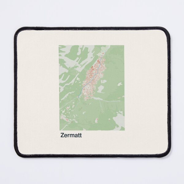 Item preview, Zermatt Minimalistic Map Art designed and sold by MapsNerd.