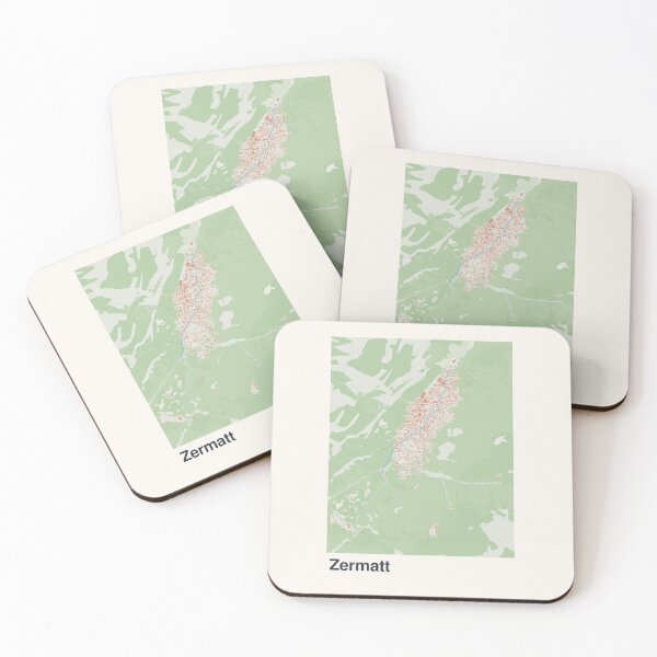 Item preview, Zermatt Minimalistic Map Art designed and sold by MapsNerd.