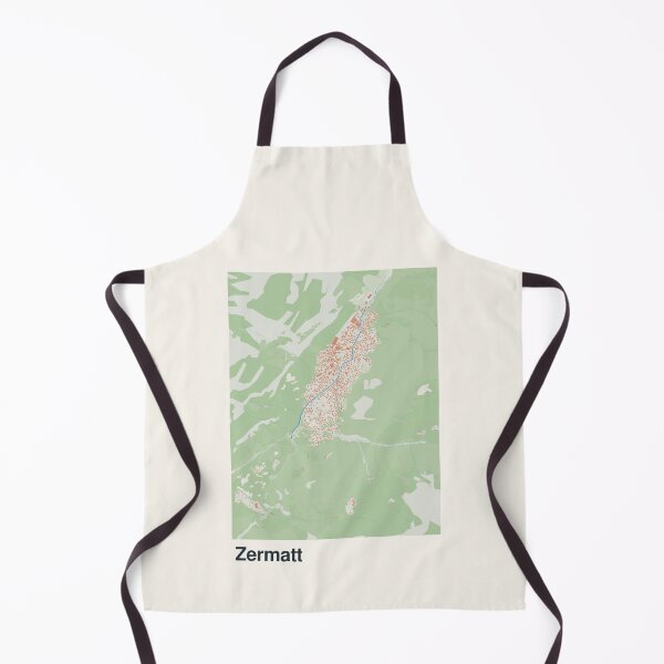 Item preview, Zermatt Minimalistic Map Art designed and sold by MapsNerd.