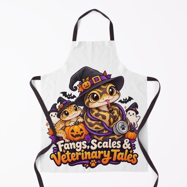 Item preview, Fangs, Scales & Veterinary Tales – Cute Halloween Exotic Animal Vet designed and sold by Bettybee00.