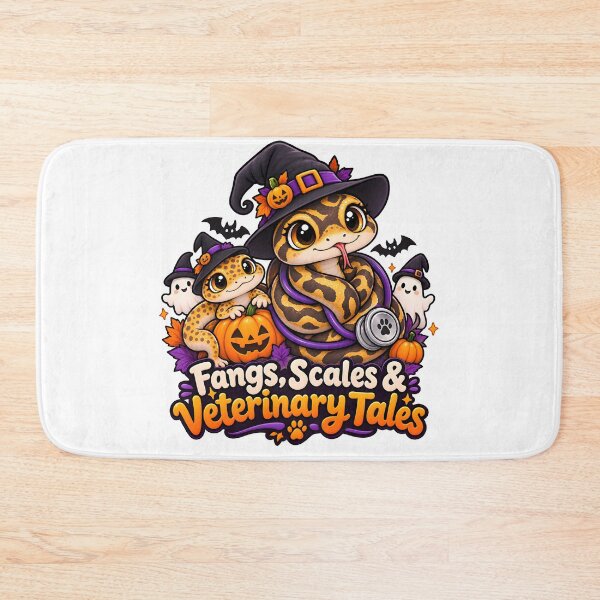 Item preview, Fangs, Scales & Veterinary Tales – Cute Halloween Exotic Animal Vet designed and sold by Bettybee00.