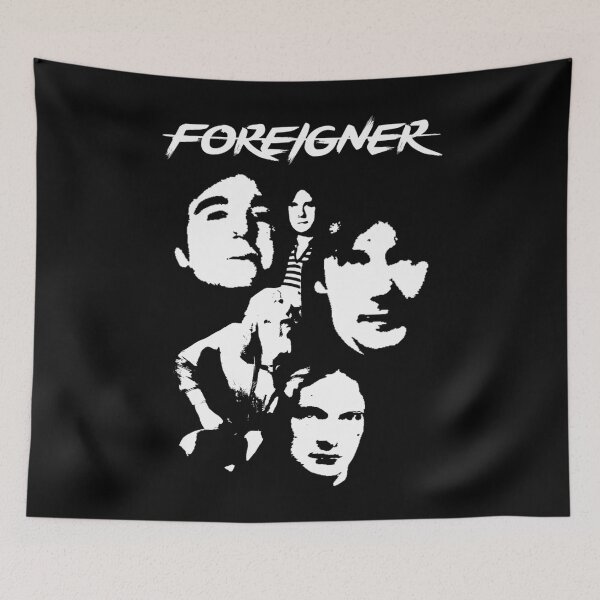 Item preview, THE FOREIGNER band designed and sold by KMBRstudioSg.