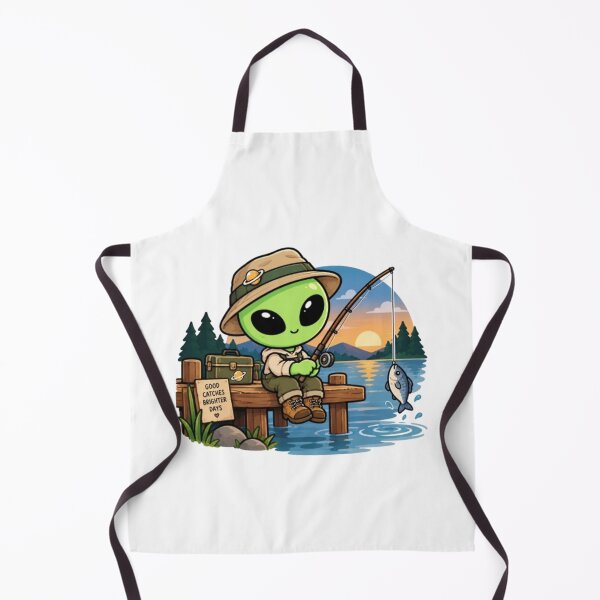 Item preview, Alien Fisherman | Good Catches & Brighter Days designed and sold by fedetrev.