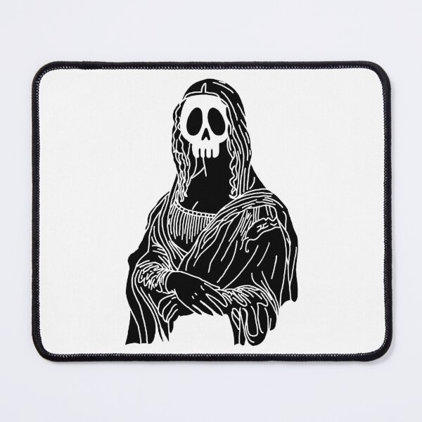 Item preview, Skull of the Mona Lisa (black) designed and sold by Lagueny.