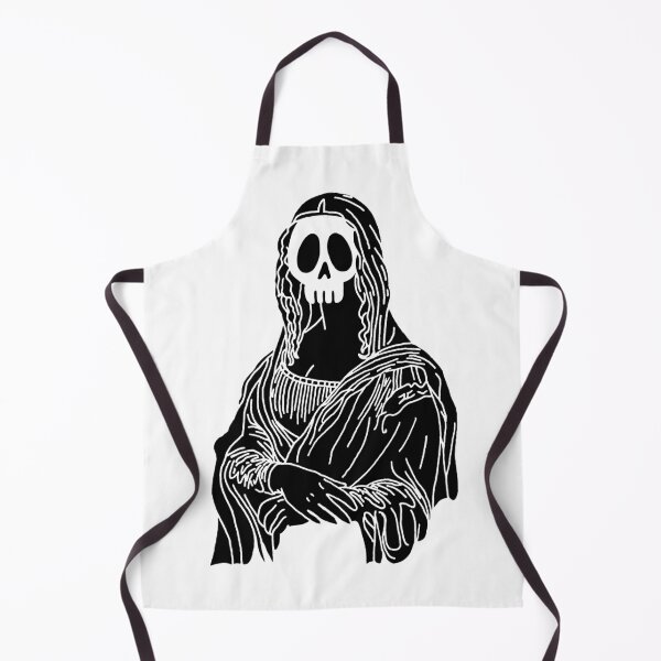 Item preview, Skull of the Mona Lisa (black) designed and sold by Lagueny.