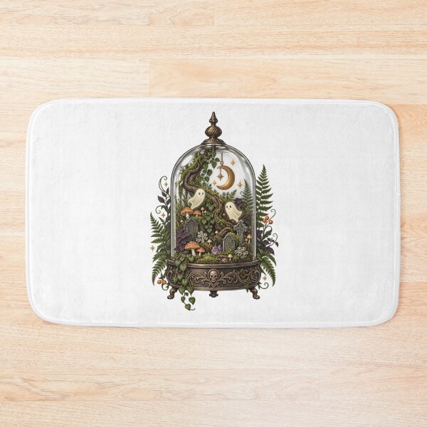 Item preview, Spooky Terrarium Gift – Haunted Moss Garden designed and sold by UrbanCanvvas.