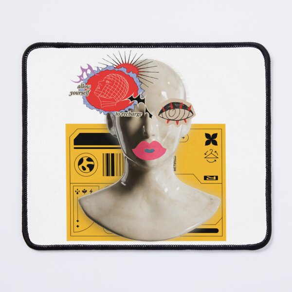 Item preview, Recharge Mind Cyberpunk Cyber Futuristic Statue Art designed and sold by Themarbleedit.