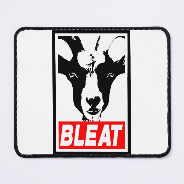Item preview, Bleat Goat Propaganda Poster designed and sold by Psilly Guse.