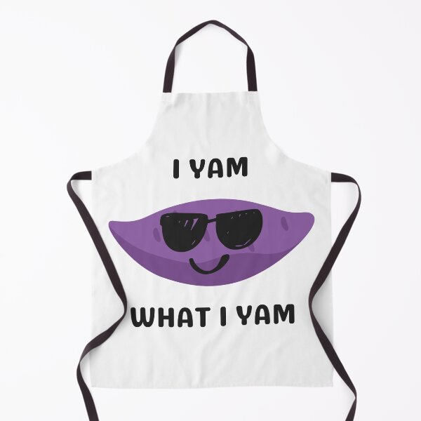 Item preview, I Yam What I Yam Funny Yam Pun Cool Purple Yam with Sunglasses Design designed and sold by HYPNK.