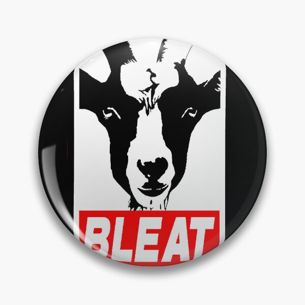 Item preview, Bleat Goat Propaganda Poster designed and sold by Psilly Guse.