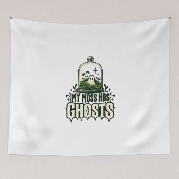 Item preview, My Moss Has Ghosts – Halloween Terrarium Shirt designed and sold by UrbanCanvvas.