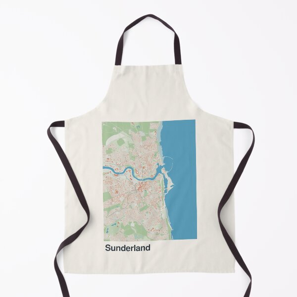 Item preview, Sunderland Minimalistic Map Art designed and sold by MapsNerd.