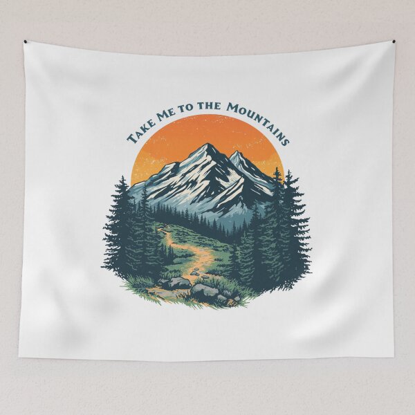 Item preview, Take Me to the Mountains designed and sold by catcurio.